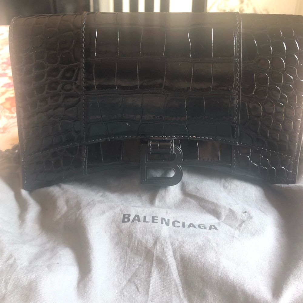 Black Balenciaga Hourglass Bag - Picture 3 of 9